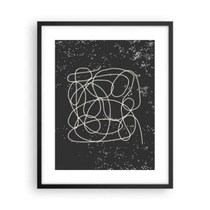 Plakát v černém rámu - Toulání myslí - 40x50 cm