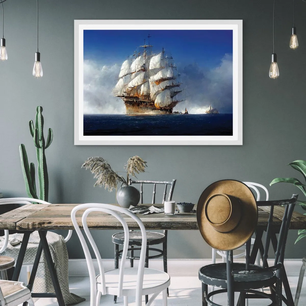 Plakát v bílém rámu - The great glory! - 91x61 cm