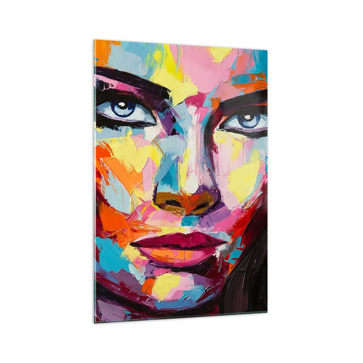 Obraz na skle - Také barevná duše - 70x100 cm