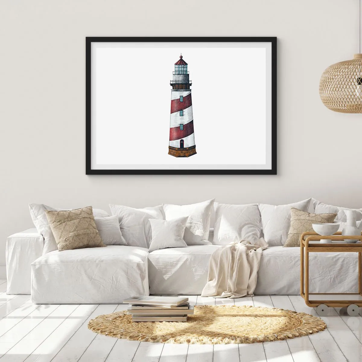 Plakát v černém rámu - Vždy na stráži - 91x61 cm