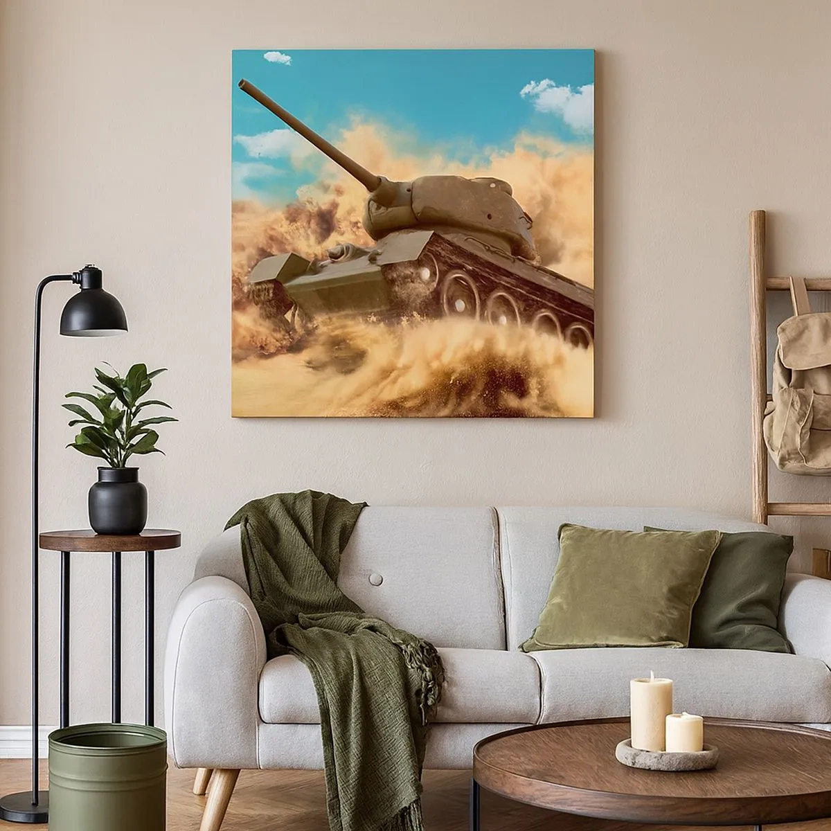 Obraz na plátně - Nedá se porazit - 30x30 cm