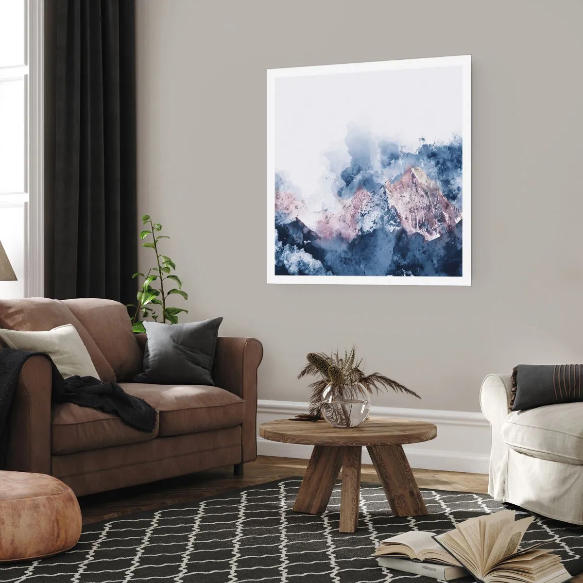 Plakát - To jsou vrcholy! - 30x30 cm