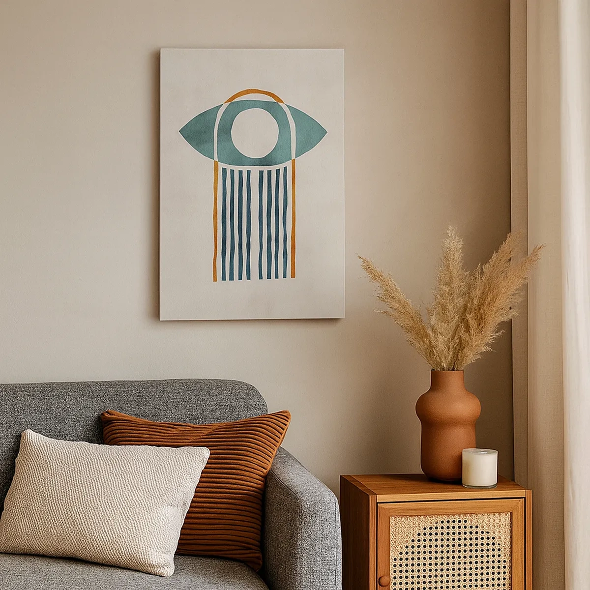 Obraz na plátně - Znaky a rituály - 50x70 cm