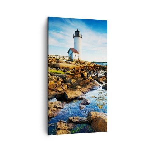 Obraz na plátně - Vraťte se šťastně, čekám - 45x80 cm