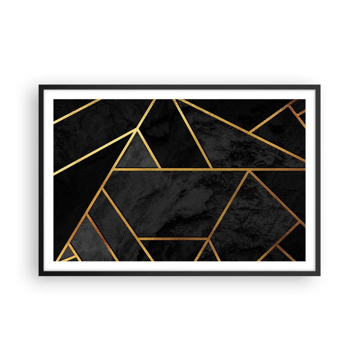 Plakát v černém rámu - Temnota a světlo - 91x61 cm