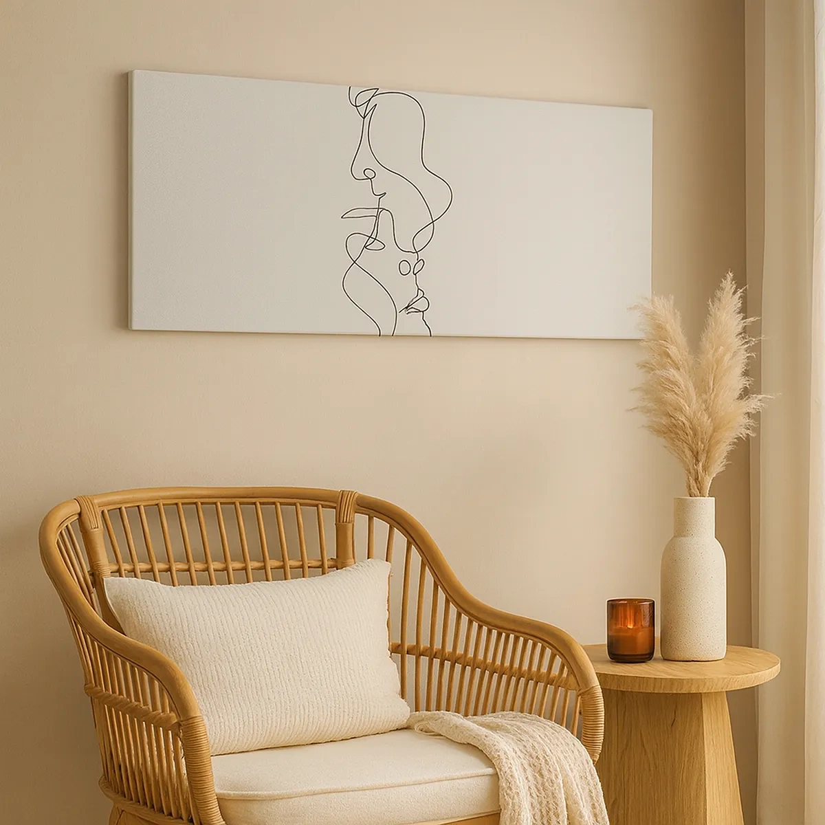 Obraz na plátně - Žár vášnivých tužeb - 30x30 cm