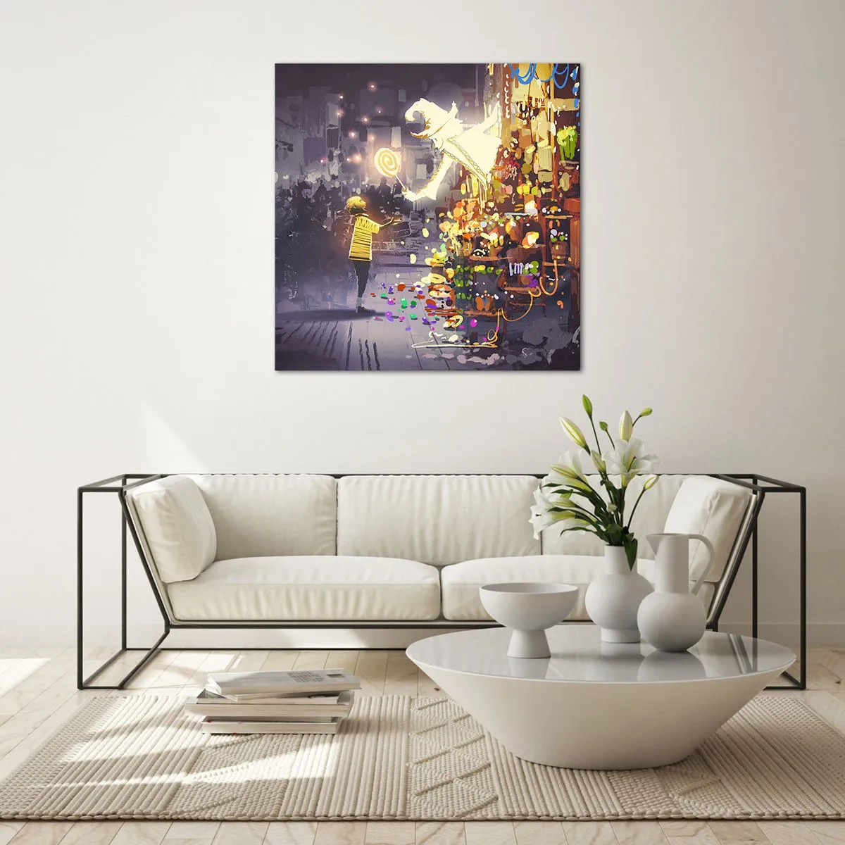 Obraz na skle - Kouzla existují - 70x70 cm