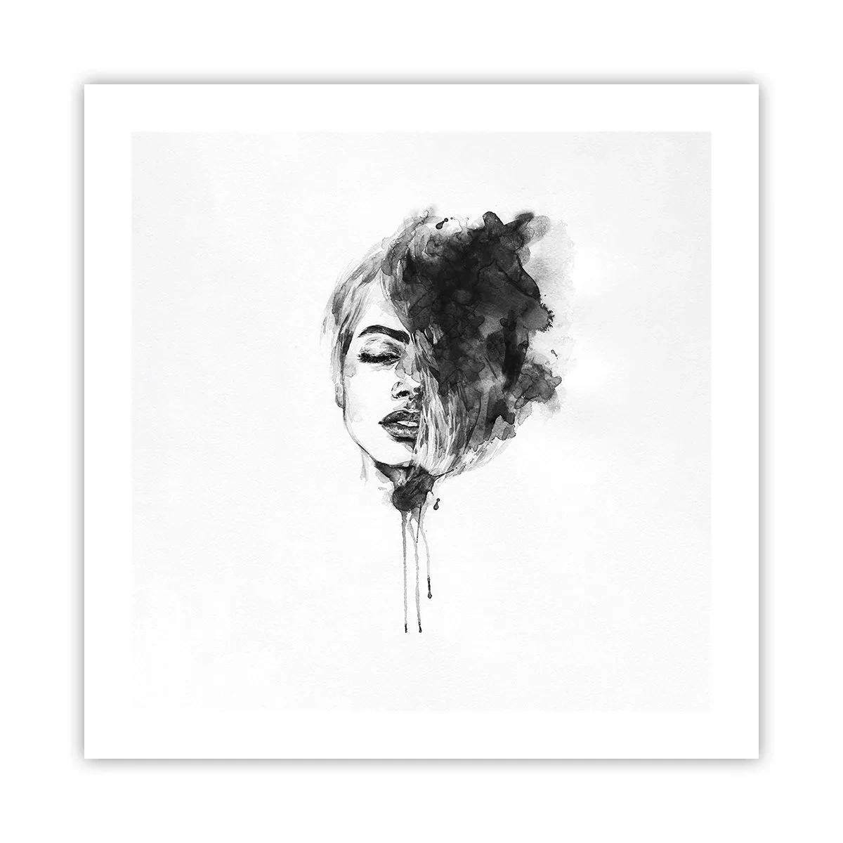 Plakát - O čem sní dívka - 50x50 cm