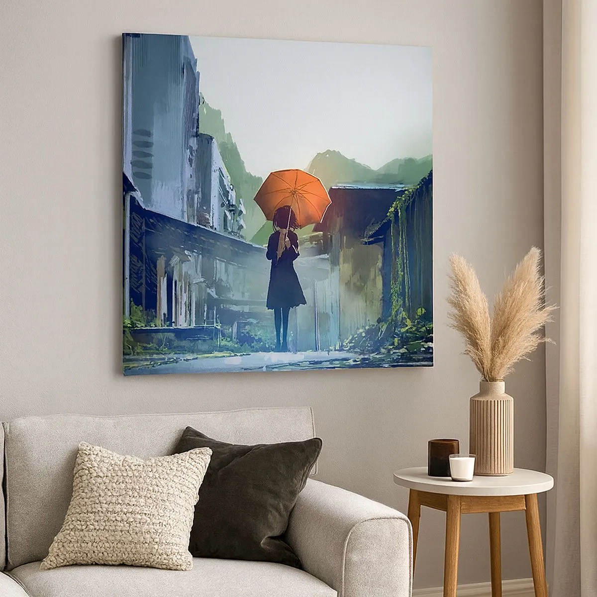 Obraz na plátně - Oživující déšť - 30x30 cm