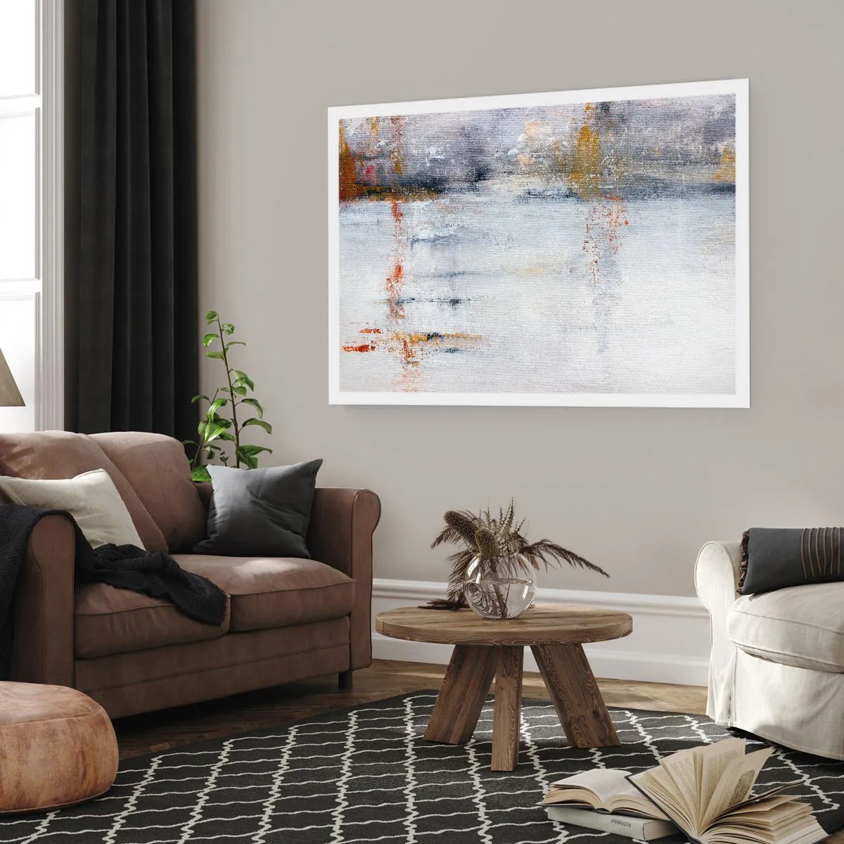 Plakát - Za závojem vzduchu - 91x61 cm