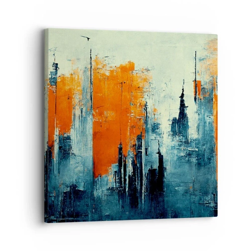 Obraz na plátně - Moderní krajina - 30x30 cm