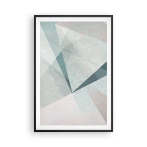 Plakát v černém rámu - V klidu, ale dynamicky - 61x91 cm