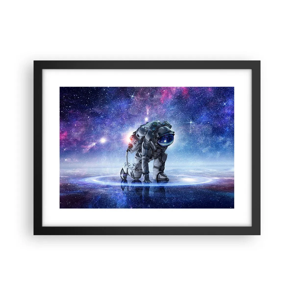 Plakát v černém rámu - Hvězdné nebe nade mnou - 40x30 cm