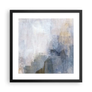 Plakát v černém rámu - Tóny a akordy barev - 40x40 cm