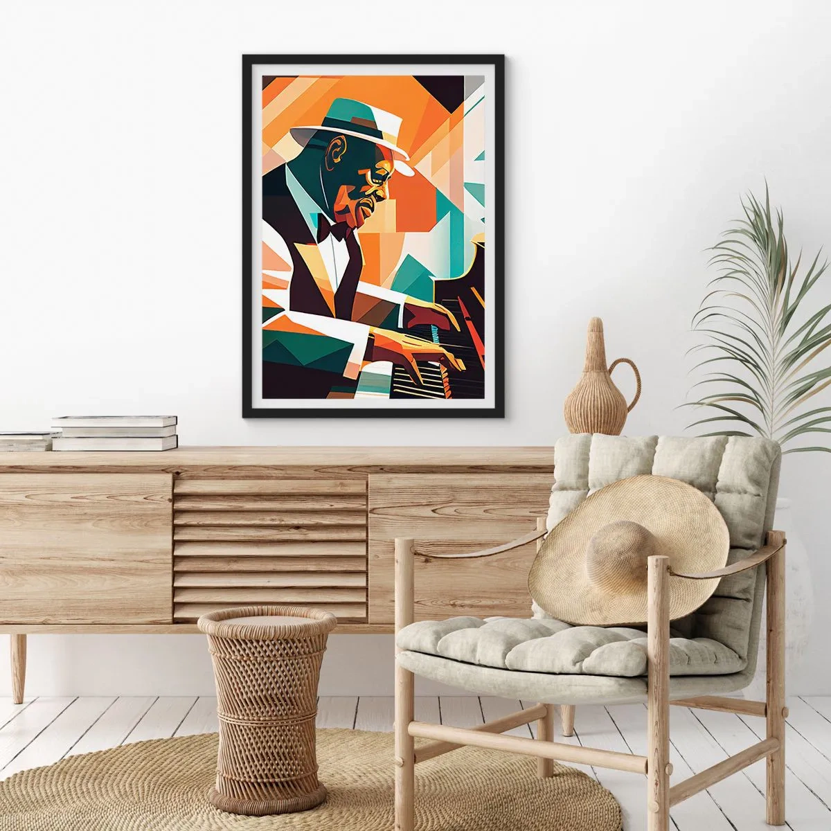Plakát v černém rámu - Celý tento jazz - 50x70 cm