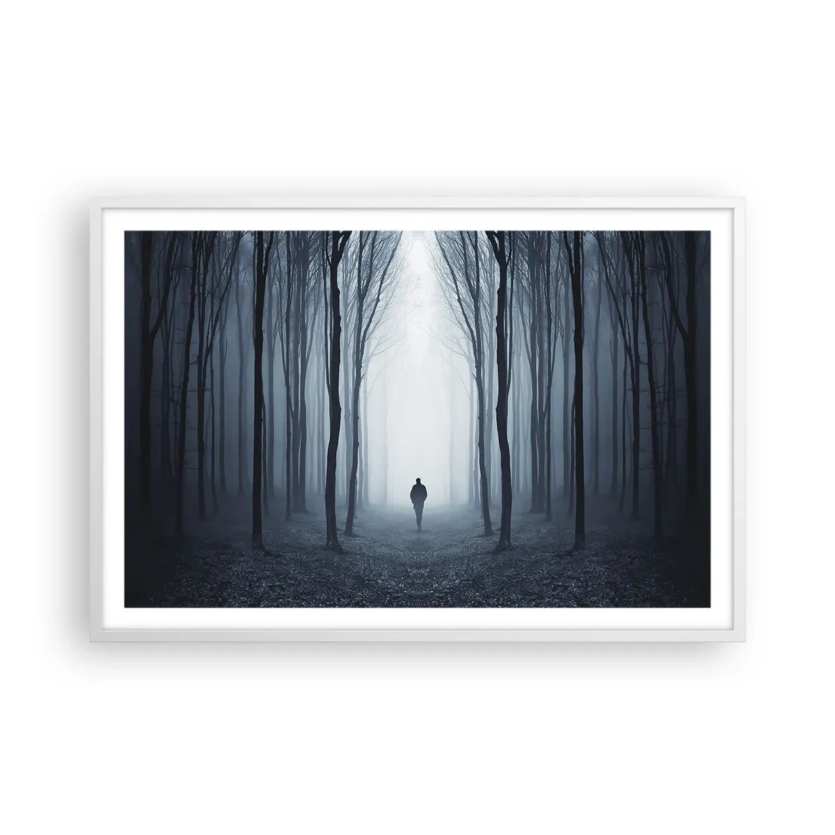 Plakát v bílém rámu - A všechno jednoduché a jasné - 91x61 cm