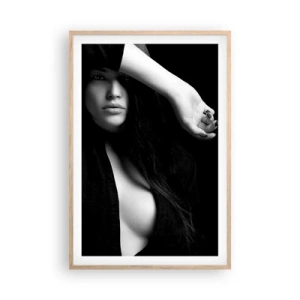 Plakát v rámu světlý dub - Škola svádění - 61x91 cm