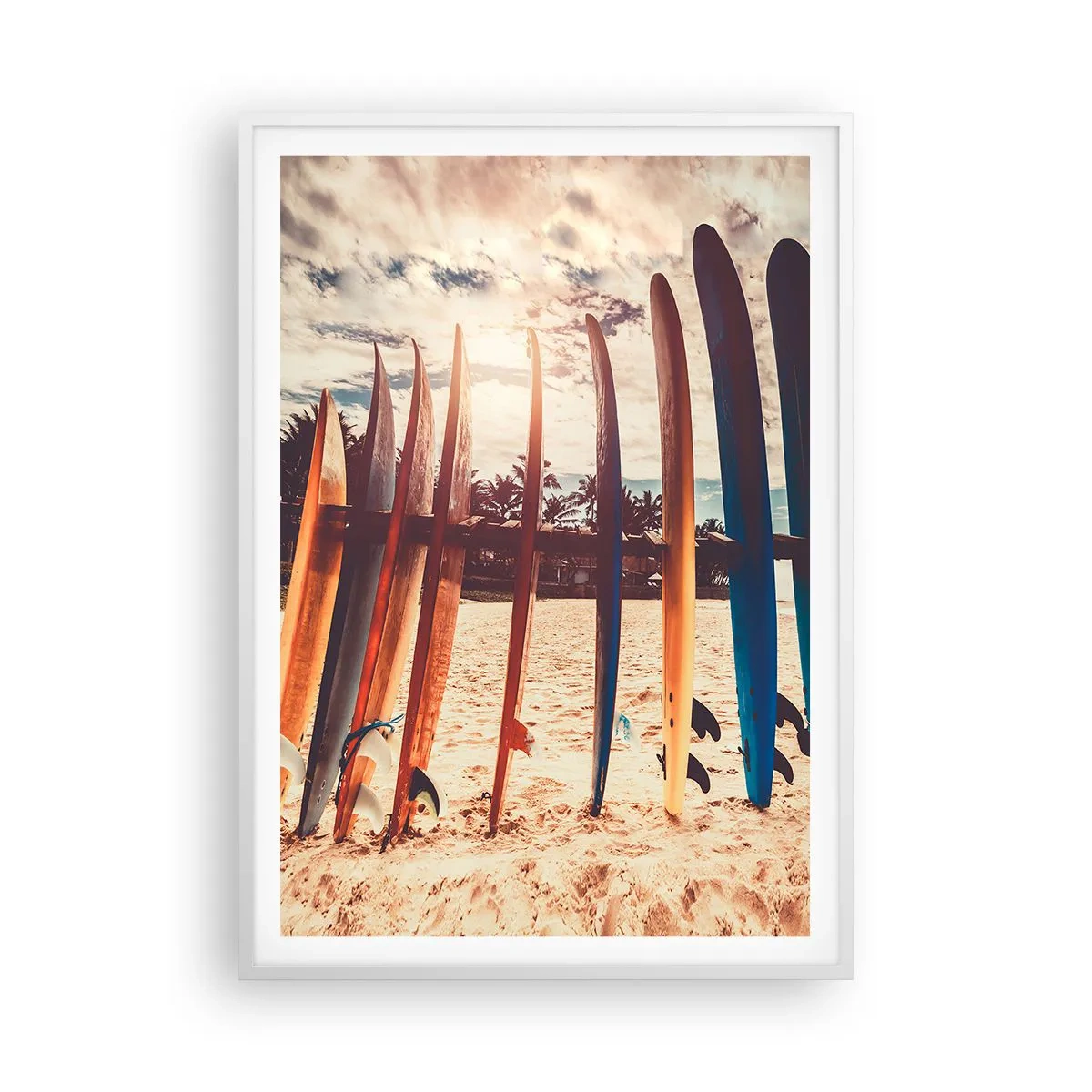 Plakát v bílém rámu - Dobrou noc, nashle zítra. - 70x100 cm