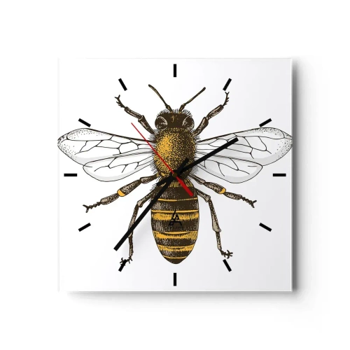 Nástěnné hodiny - Krásná a dobrá - 30x30 cm