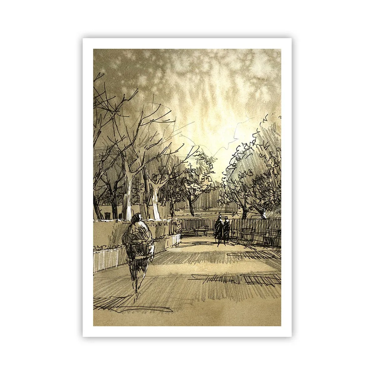 Plakát - Pírkem zastavený okamžik - 70x100 cm