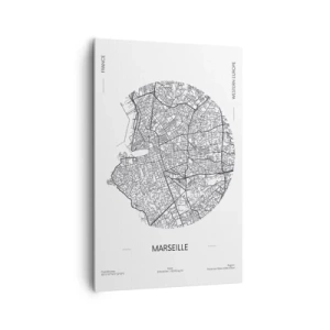 Obraz na plátně - Anatomie Marseille - 80x120 cm