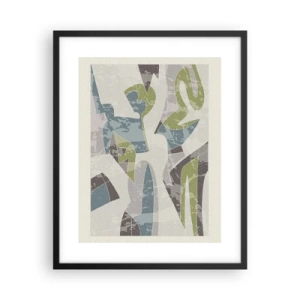 Plakát v černém rámu - Kompozice za sklem - 40x50 cm