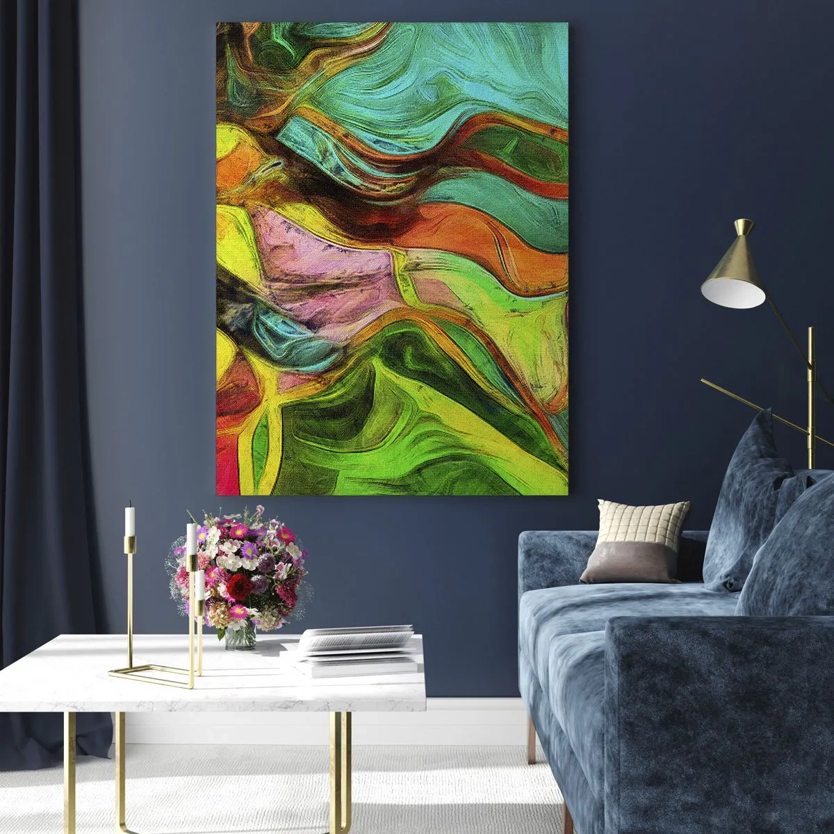 Obraz na skle - Pohyb je život - 50x70 cm