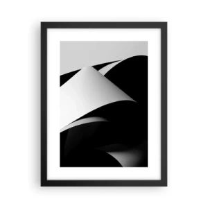 Plakát v černém rámu - Světlo z hlubin stínu - 30x40 cm