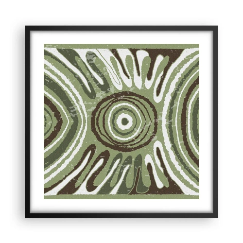 Plakát v černém rámu - Exploze emocí - 50x50 cm