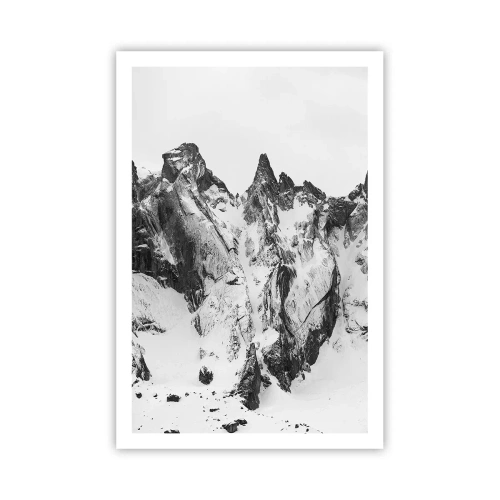 Plakát - Hrozivý žulový hřeben - 61x91 cm
