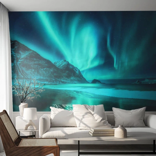 Fototapeta Standard Eco - Divy severu - Krajina, Severní pól, Severní polární záře - 150x105 cm