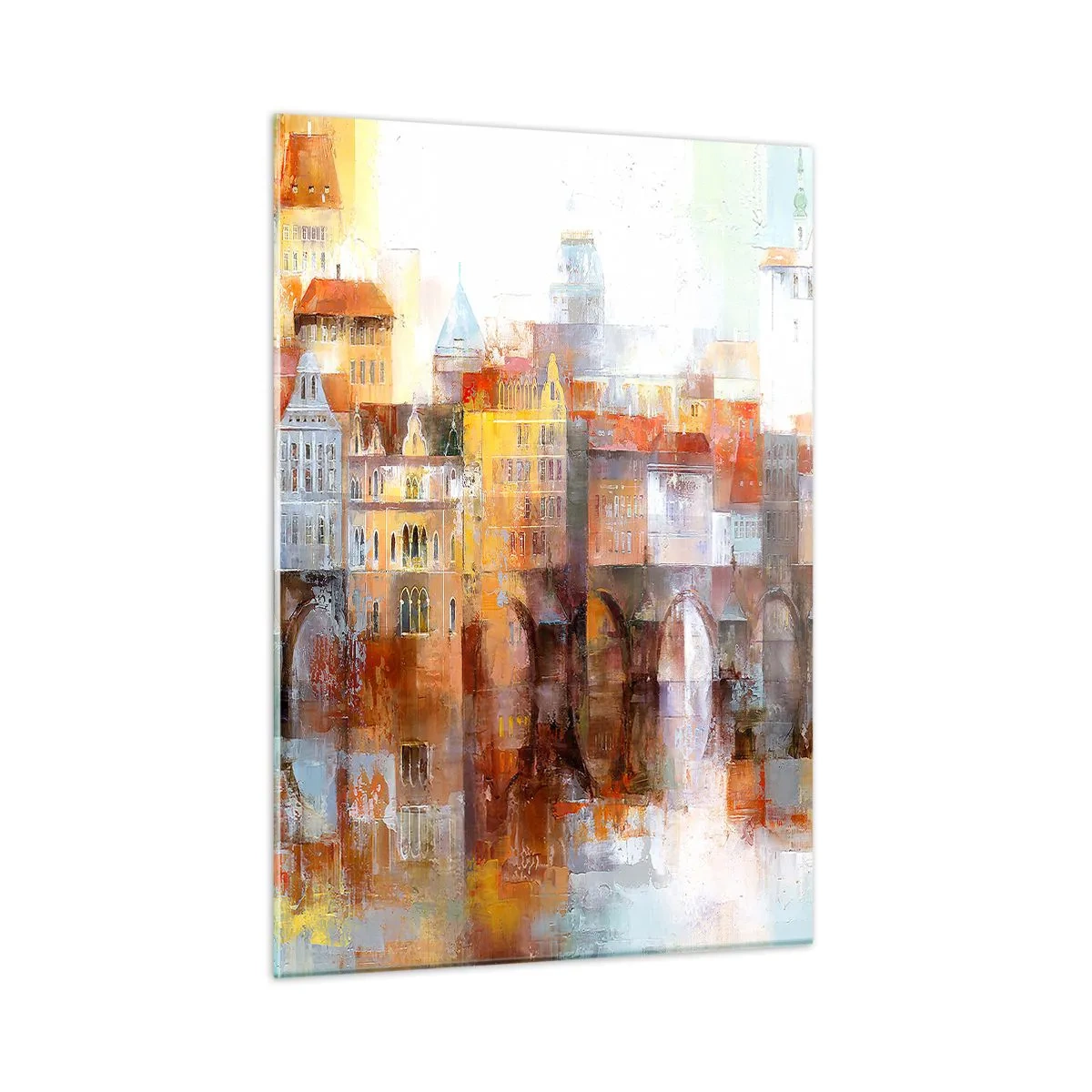 Obraz na skle - Pod mostem je taky krásně - 50x70 cm
