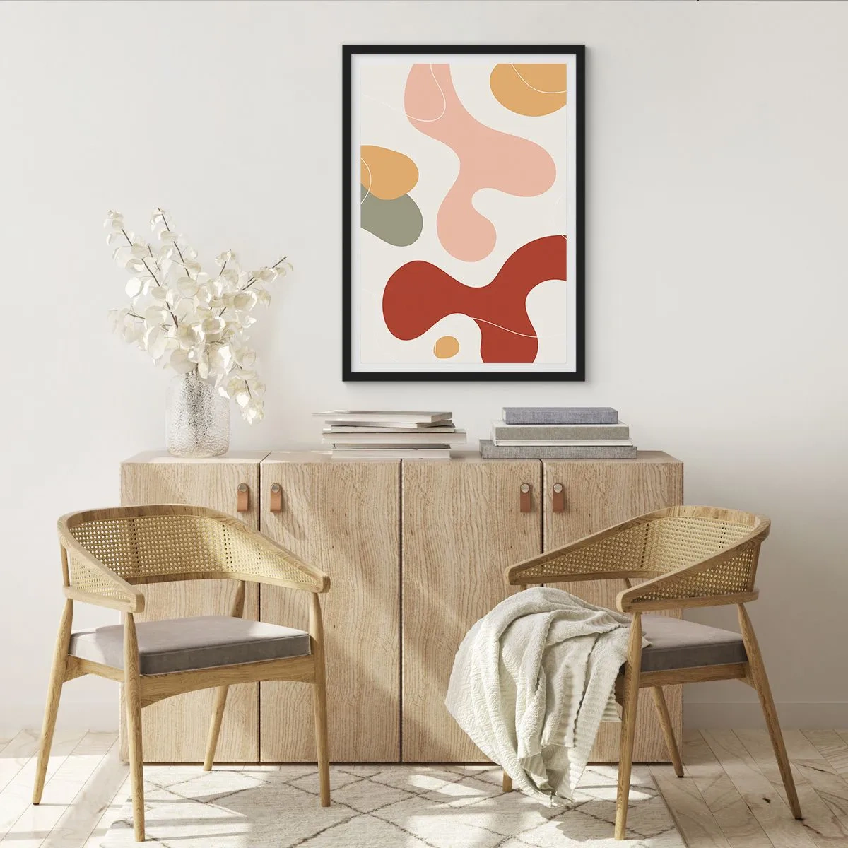 Plakát v černém rámu - Klikyháky - 70x100 cm