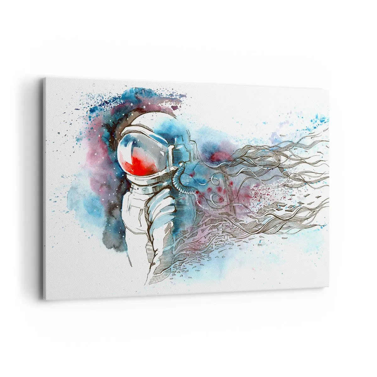 Obraz na plátně - Sám s vesmírem - 100x70 cm