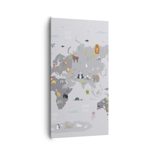 Obraz na plátně - Řekni mi, odkud jsi… - 65x120 cm