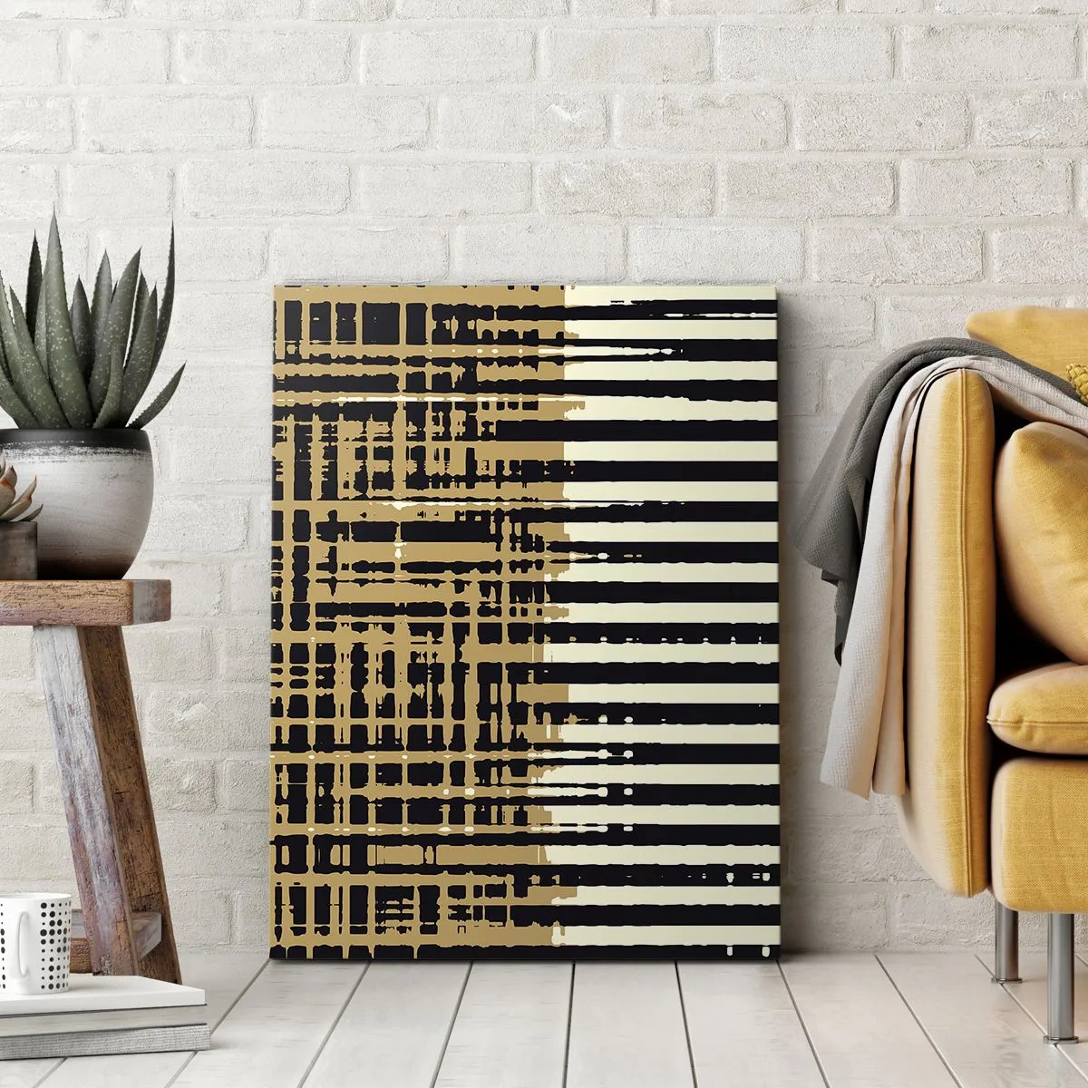 Obraz na plátně - Architektonická abstrakce - 55x100 cm