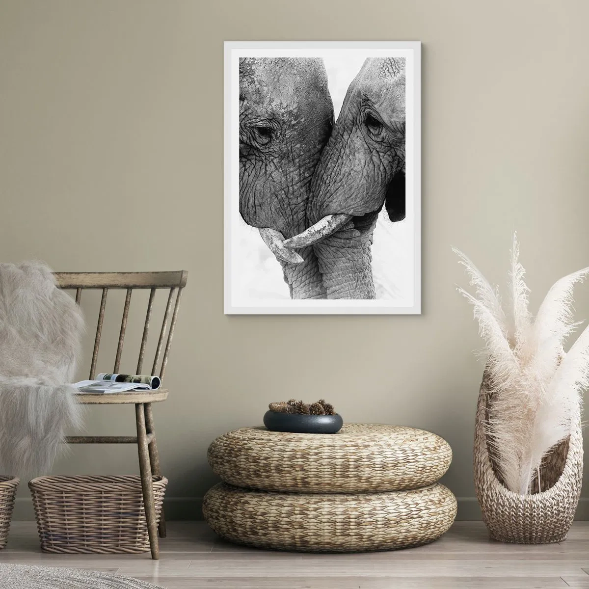 Plakát v bílém rámu - Upřímné vyznání - 50x70 cm