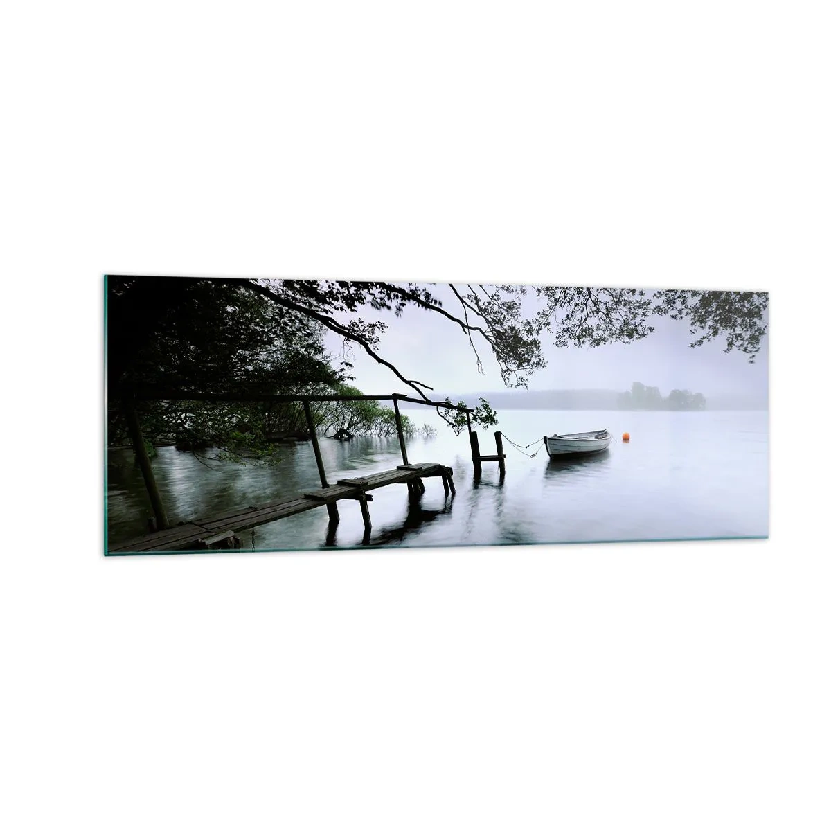 Obraz na skle - Už odpočíváš - 140x50 cm