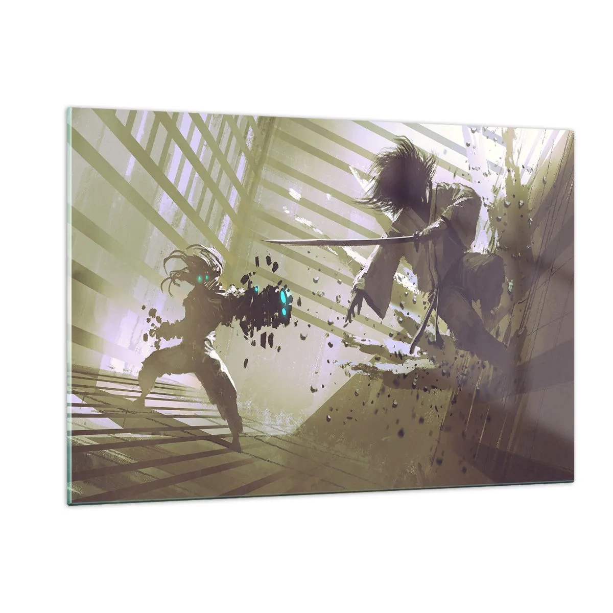 Obraz na skle - I ty můžeš být samurajem - 120x80 cm