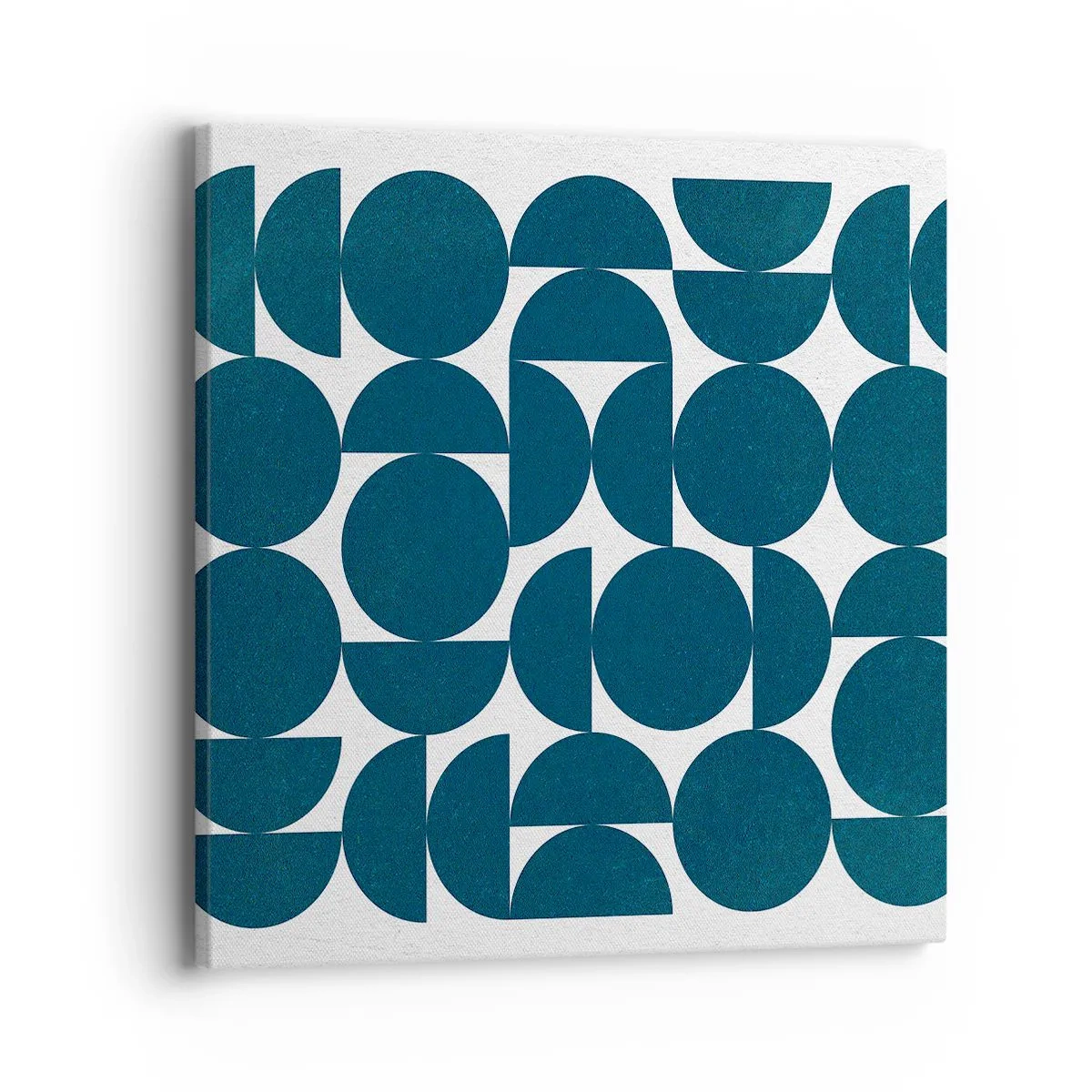 Obraz na plátně - Kruhy a půlkruhy - 40x40 cm