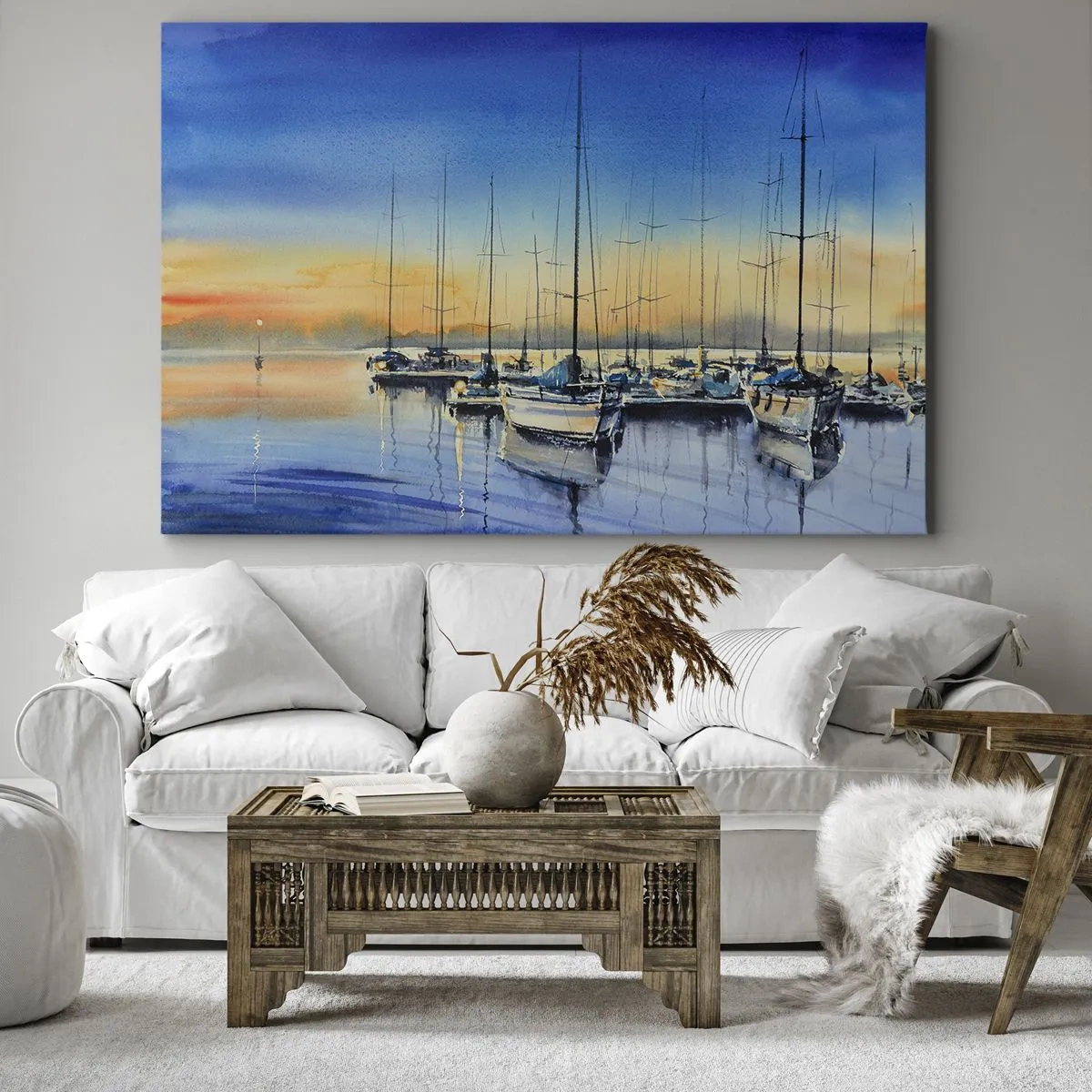 Obraz na plátně - Konec dobrého dne - 70x50 cm