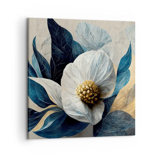 Obraz na plátně - Zlaté srdce - 60x60 cm