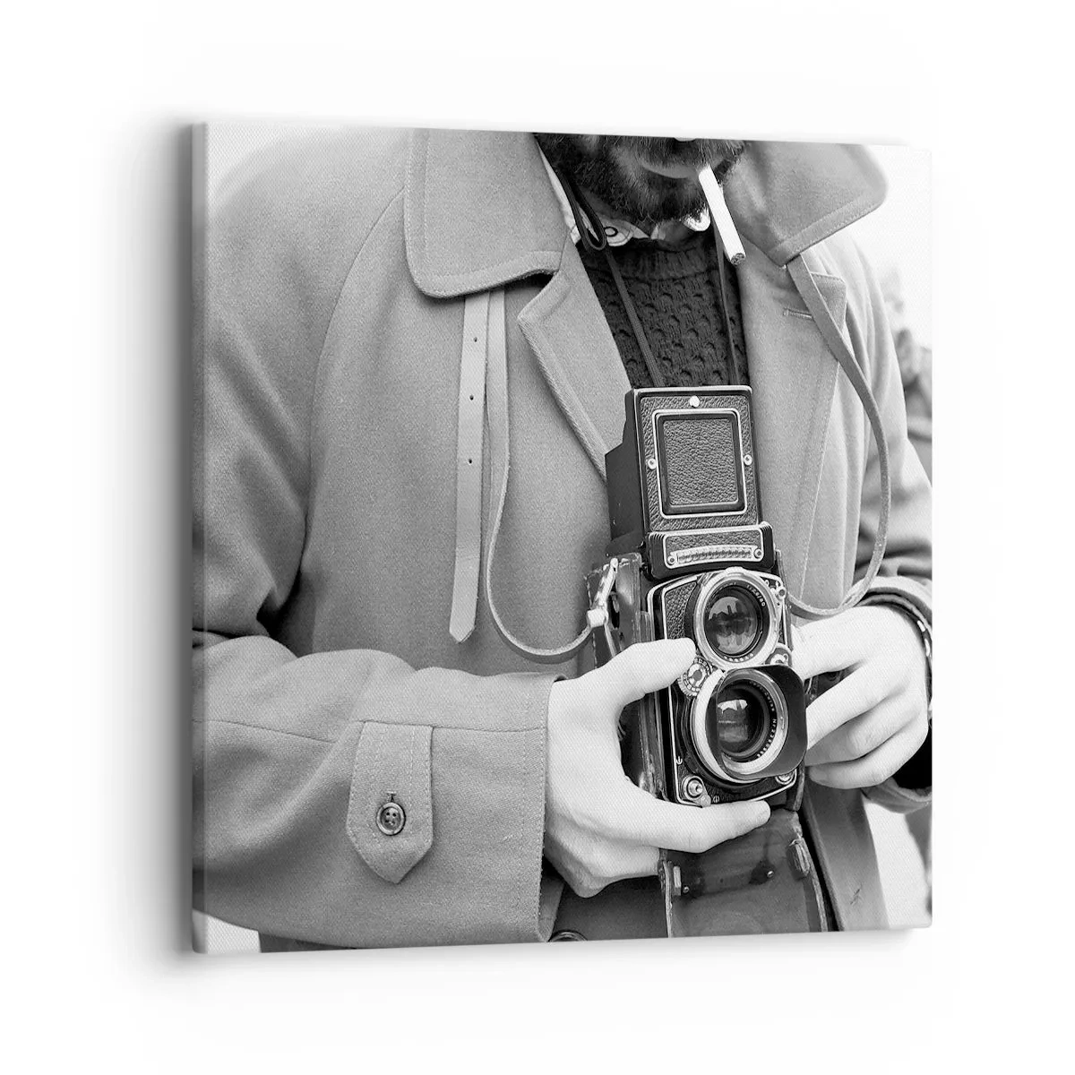 Obraz na plátně - V retro stylu - 40x40 cm