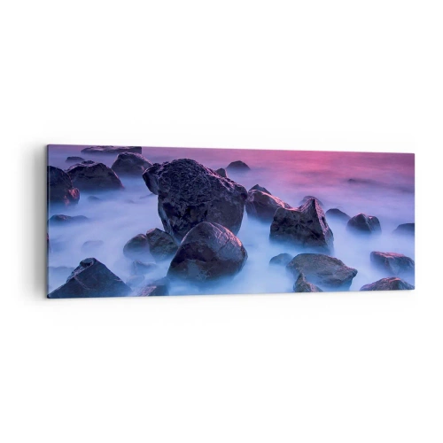 Obraz na plátně - Narozeniny v lesku a v mlze - 140x50 cm