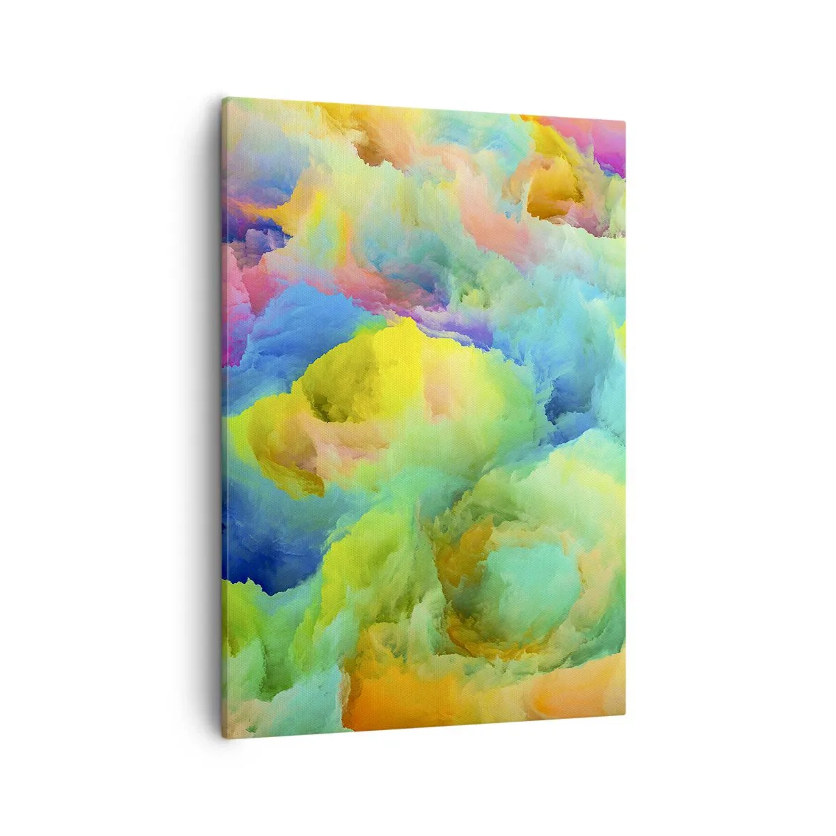 Obraz na plátně - Duhové chmýří - 50x70 cm