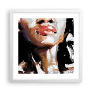 Plakát v bílém rámu - Hrdost bez předsudků - 40x40 cm