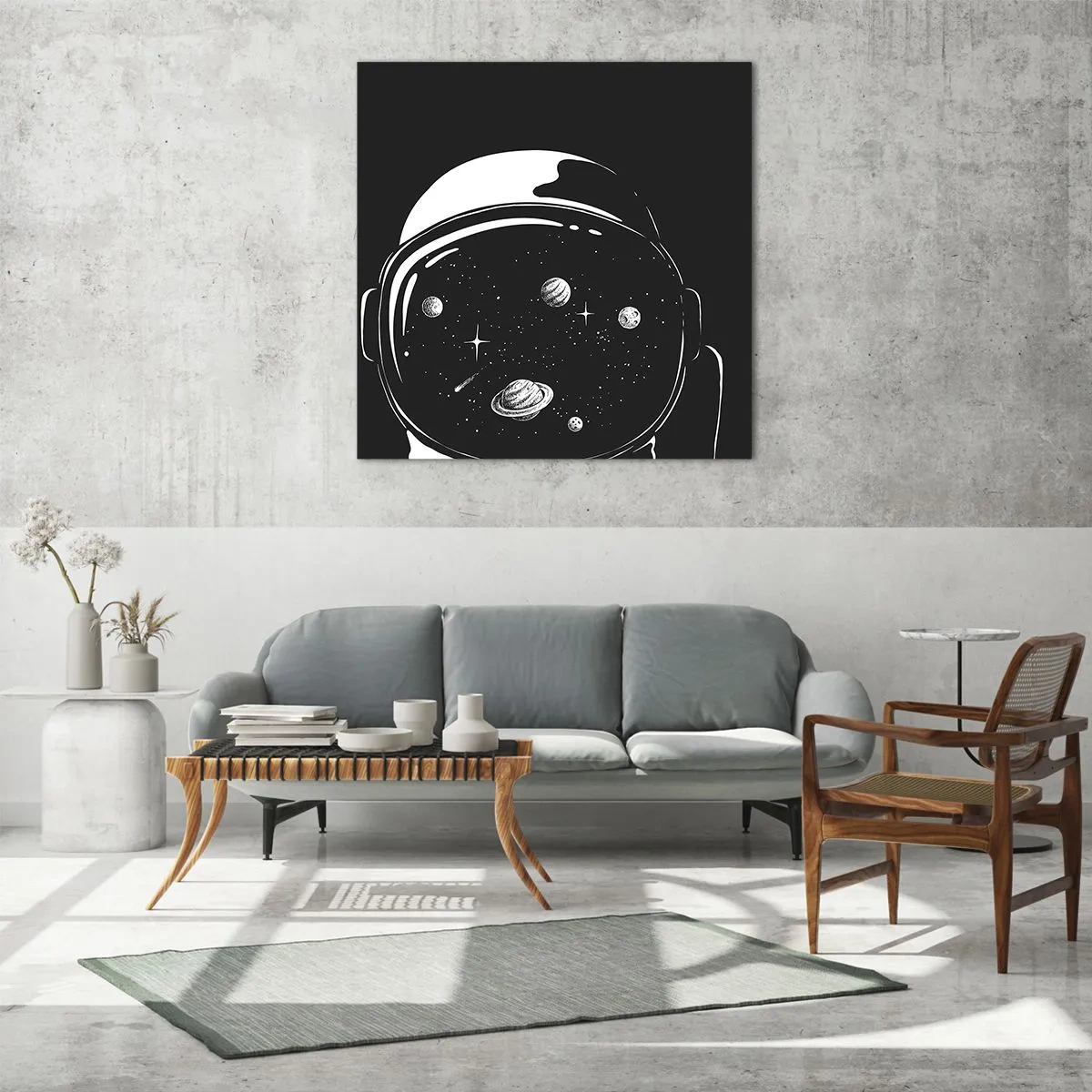 Obraz na skle - Skvělý výhled - 50x50 cm