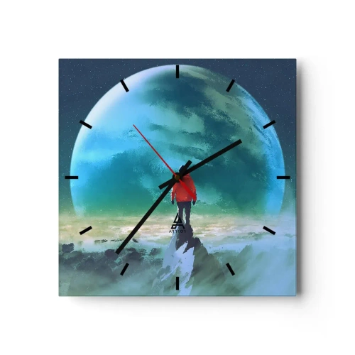 Nástěnné hodiny - Objevitel nové zemi - 30x30 cm
