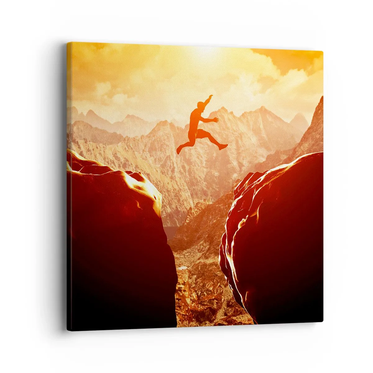 Obraz na plátně - Překročením hranic - 40x40 cm