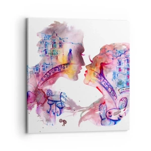 Obraz na plátně - Tajemný most vzdychání - 70x70 cm